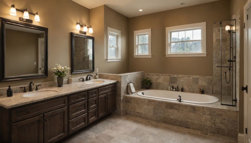 Contemporary Bathroom with Neutral Tones